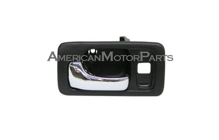 Left replacement inside front/rear door handle w/ manual lock 90-93 honda accord