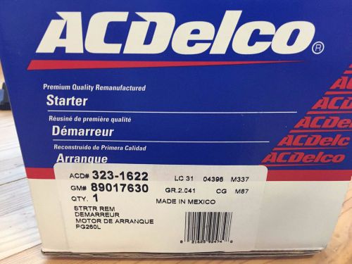 Acdelco starter gm original equipment 89017630