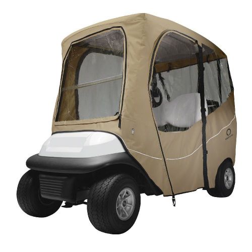 Dlx golf car enclosure short roof, khaki - classic# 40-049-335801-00