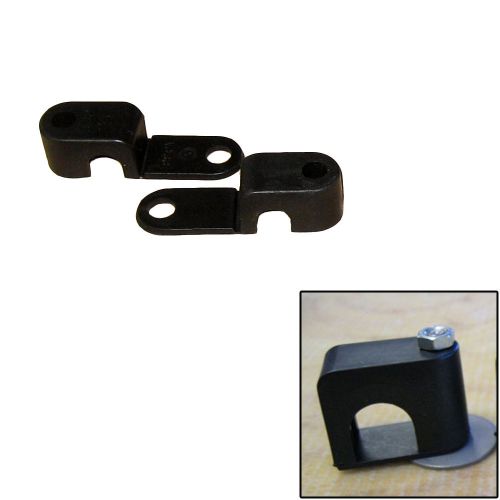 Weld mount single poly clamp f 1/4 x 20 studs for 3/8&#034; od -60375