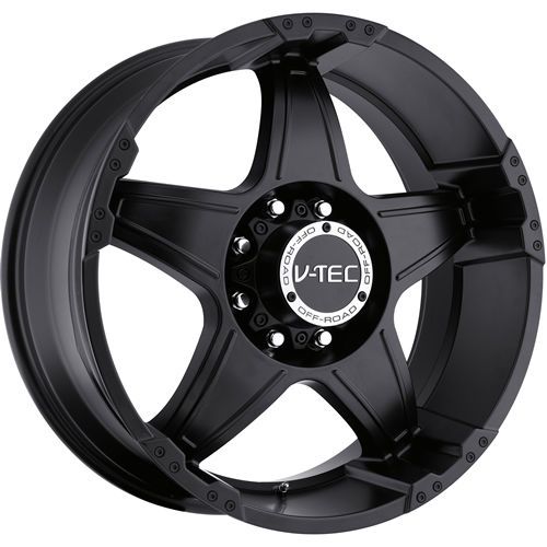 18x9 matte black v-tec wizard 6x5.5 +30 rims toyo open country at ii 255/55/18