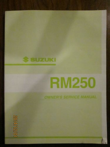 Genuine kawasaki motorcycle rm250 service manual 2002