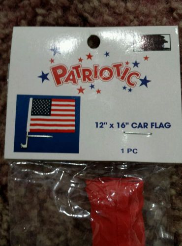 United states  patriotic car flag 12 x 16 inch new