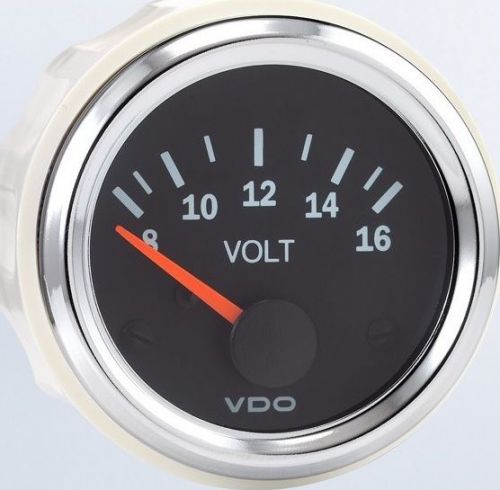 Vdo 332-193 voltmeter 8-16v - vision chrome