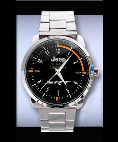 Jeep grand cherokee srt new logo on sport metal watch