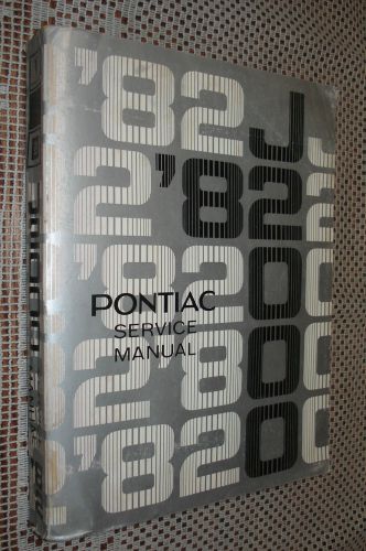 1982 pontiac j2000 shop manual service book more original gm book