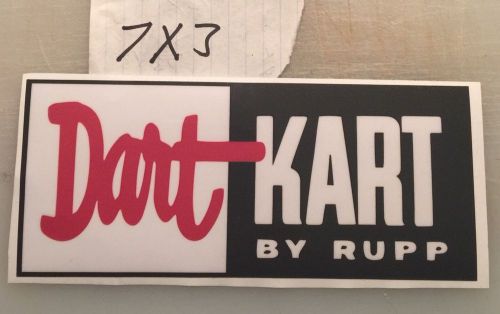 Rupp dart kart decal go kart