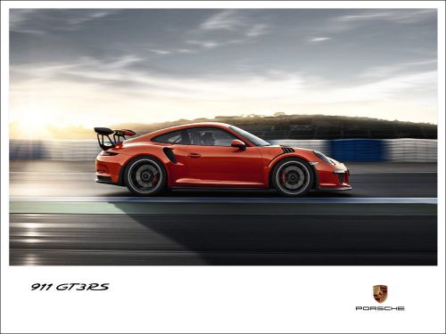 2015 porsche 911 991 gt3 rs poster print (80cm x 60cm) large