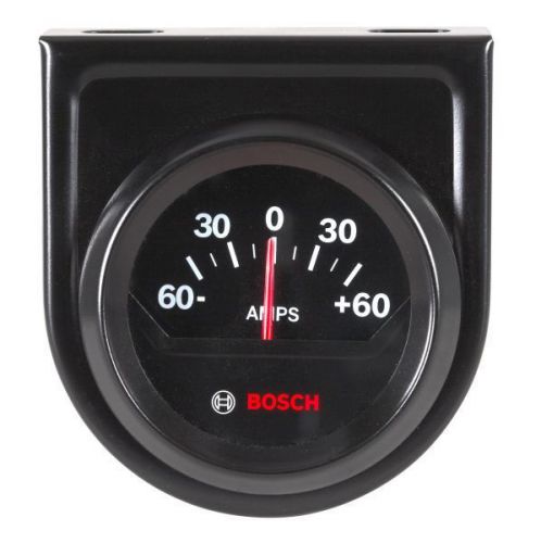 Bosch 2 inch ammeter black / black bezel fst8214 authorized distributor