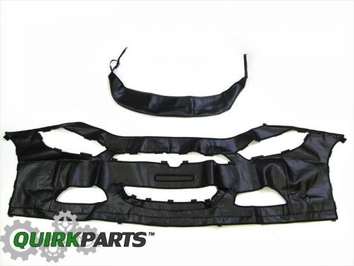 13-16 dodge dart front-end fascia bra cover black mopar genuine oem brand new