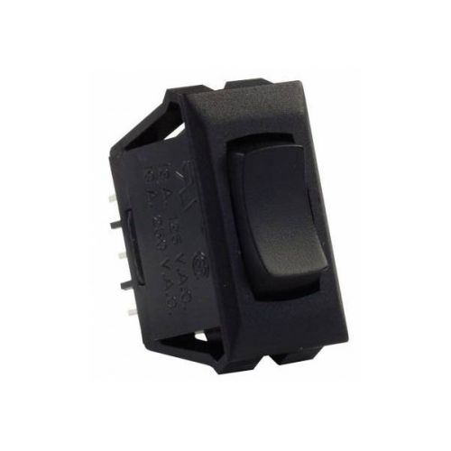 Jr products 12671-5 black 12v momentary on or off switch 5 pack