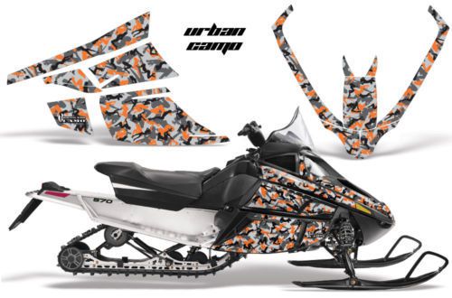 Amr sled sticker kit arctic cat f series graphics camo