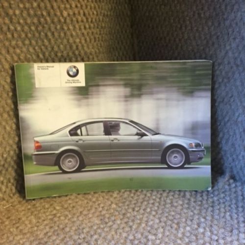 2004 bmw 320i 325i 325xi 330i 330xi 3 series owners manual