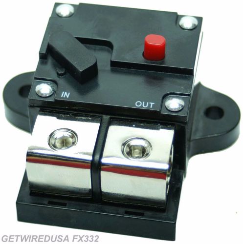 250-amp 1/0, 0, 1, 2, gauge awg wire circuit breaker heavy duty car audio marine
