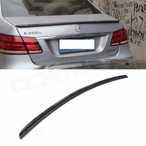 For mercedes benz e class w212 amg carbon fiber rear trunk spoiler 2010 - 2016