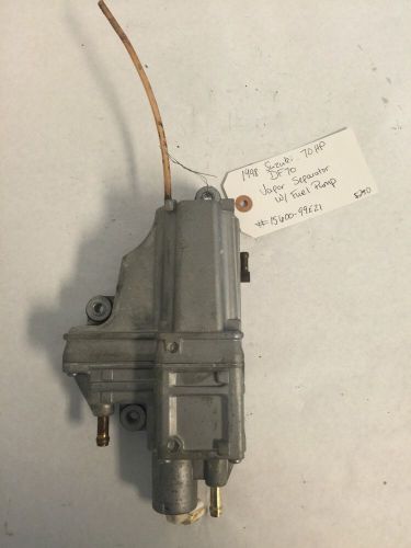 1998 suzuki 70 hp df70 vapor separator w/ fuel pump #15600-99e21