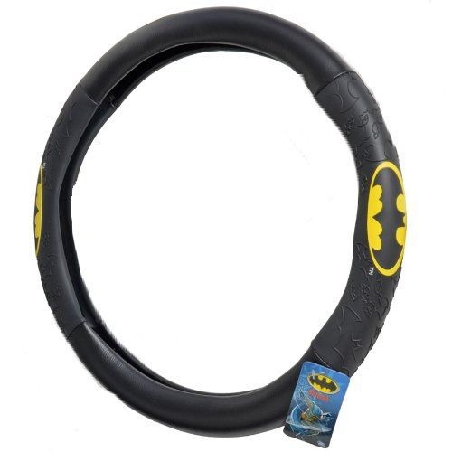 Bdk wbsw-1301 black batman steering wheel cover