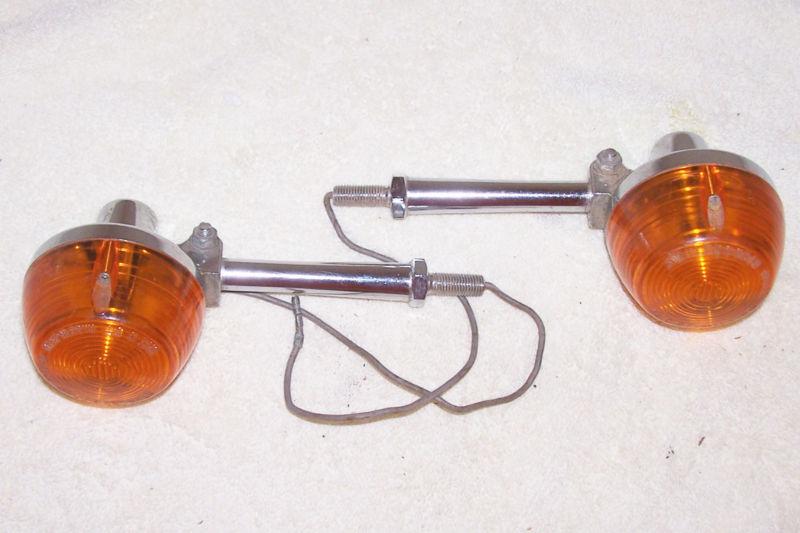 Rear turn signal assemblies stanley 6.0345 au40gh sae d67 honda chopper custom