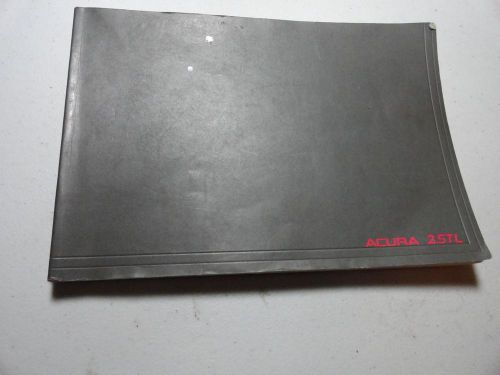 96 1996 acura 2.5 tl owners manual, owners guide book, free shipping