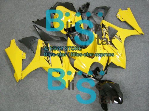 Yellow gsxr1000 fairing fit suzuki gsx-r1000 2007-2008 023 a3