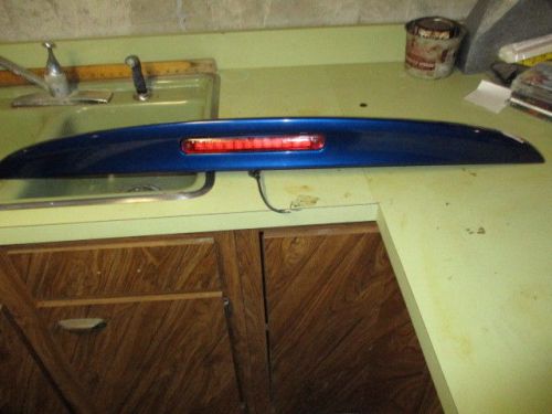 03 04 05 chevy cavalier rear spoiler wing light brake light blue chevrolet oem