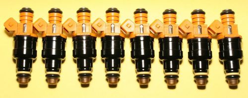 22lb genuine ford 8 cyl injectors 1.13% / 1.90% flow matched denso f1ze-c2a