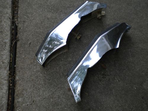 Pair 1973 1974 1975 1976 1977 1978 1979 1980 chevrolet truck bumper guards