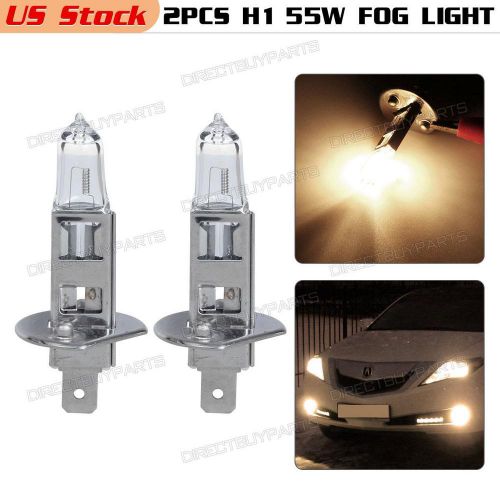 Pack2 4500k white h1 fog driving light 55w halogen bulb for mercedes-benz