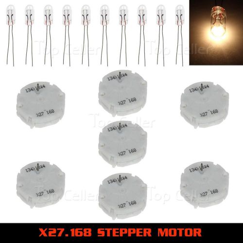 For gm (7) x27.168 speedometer stepper motor &amp; (10) free instrument gauge bulbs