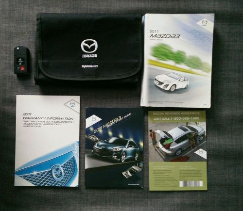2011 mazda3 owners manual guide driving book mazda 3 great condition +key #221