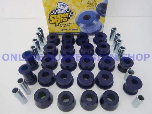 Suits toyota corolla ke70 ke71 ke72 super pro front &amp; rear suspension bush kit