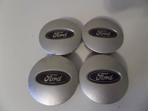 Center cap set  silver  logo wheel cover rim hub  ford mustang