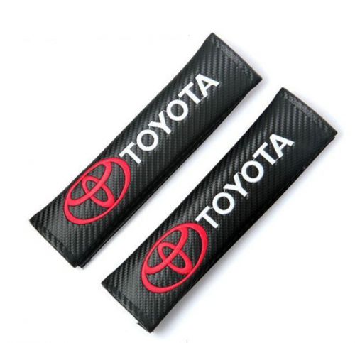 Pair seat belt cover shoulder pad diy hand-made for toyota car