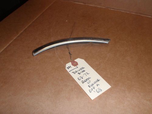 1968 1969 1970 1971 1972 gto lemans rear fender to windshield stainless drivers