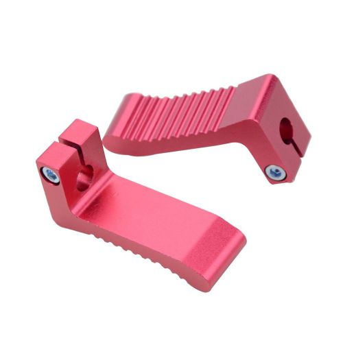 Red foot pegs footrest chinese pocket bike mini moto 47cc 49cc racing bike