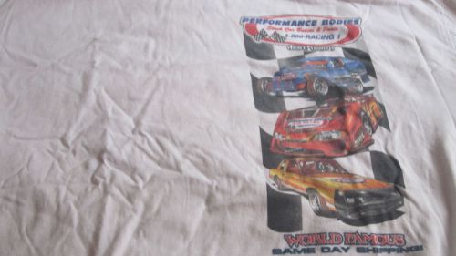 Men&#039;s tee shirt performance bodies racing cars sz. 2xl hanes