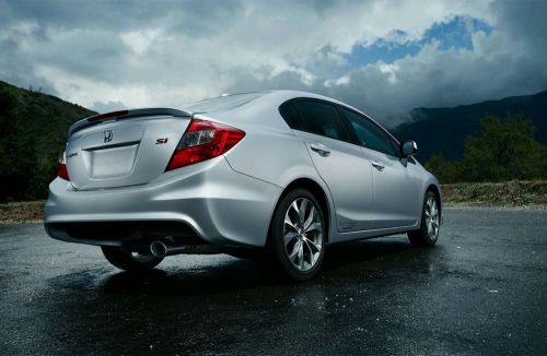 2012 honda civic si sedan spoiler