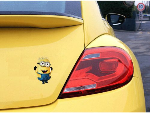Love yellow despicable me minions car rear tickers decal new reflective #9