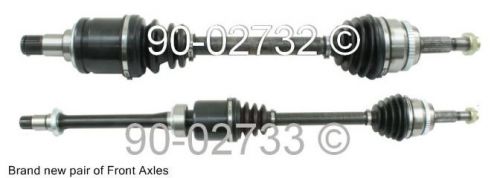 Pair new front right &amp; left cv drive axle shaft assembly for toyota camry