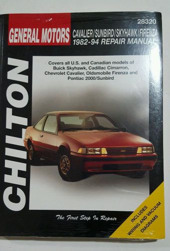 Chilton general motors cavalier /sunbird / skyhawk firenza 1982-94 28320