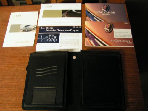 2005 saab 9 5 model owner&#039;s manual binder - consumer guide,warranty &amp; service