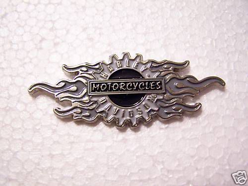 #hd0024 harley motorcycle vest pin chromium