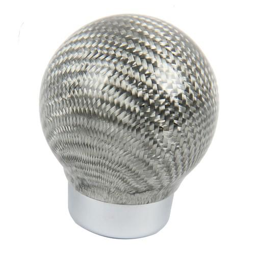 Universal carbon fiber aluminum manual car gear shifter shift lever knob cover