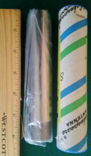 Shakespeare 6&#034; antenna extension mast ferrule stainless steel 1&#034; - 14 threads