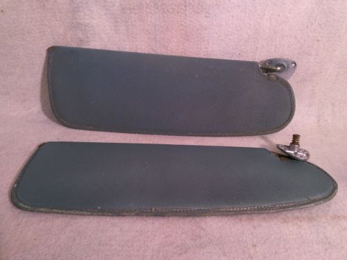 Vintage mopar 1963 dodge dart gt oem sun visor pair blueish green color