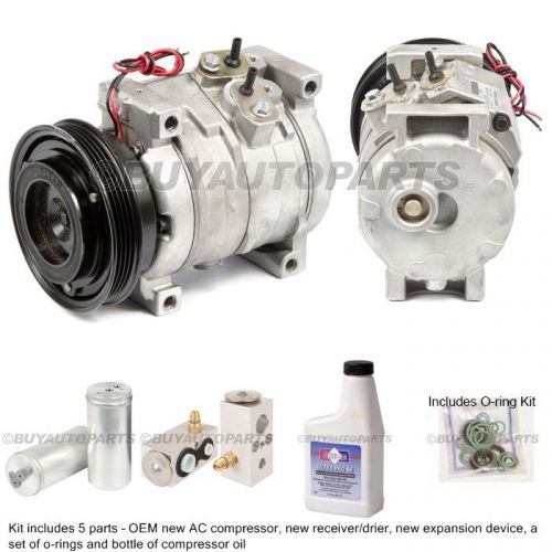 New air conditioning compressor kit - genuine oem ac compressor &amp; clutch + more