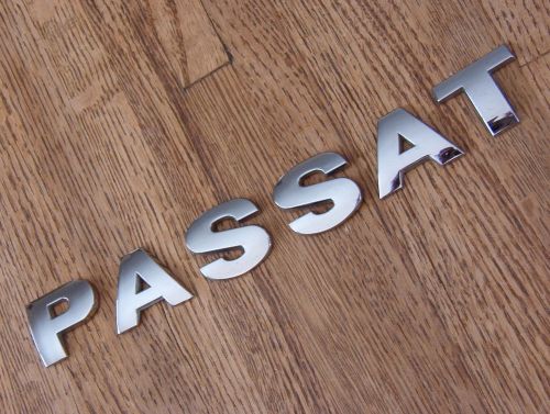 Volkswagen passat trunk script emblem letters oem rear badge vw