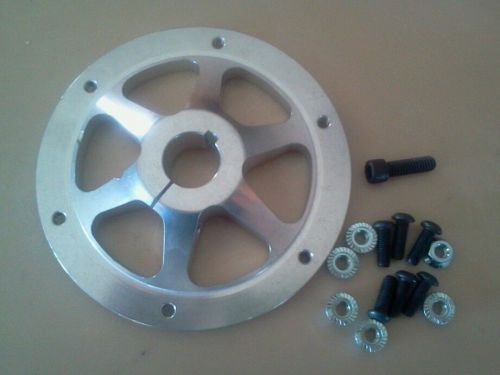 1&#034; gear / sprocket silver  hub go kart racing