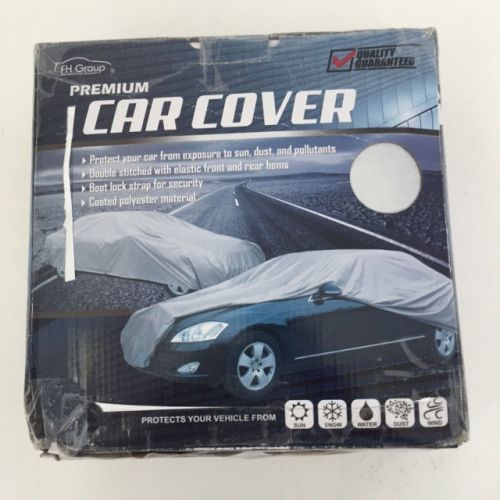 Fh group premium uv protection car cover fits cars up to 207&#034; fh-cc501 siliver