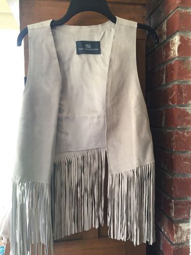 Women&#039;s leather vest, tart collections, size xs